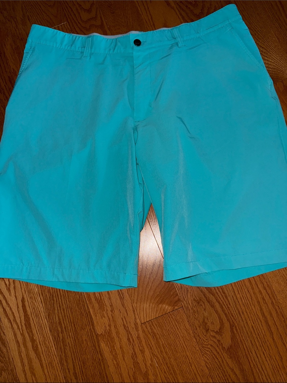 Adidas Ultimate 365 Ultimate Men's Dark Mint Green Golf Shorts. 10”